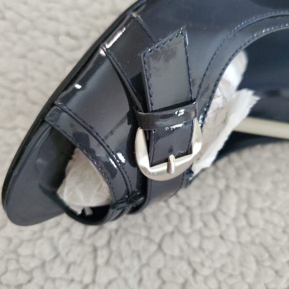 NIB Enzo Angiolini women Patent Leather size 8 1/2 M high stiletto heels - Picture 3 of 10